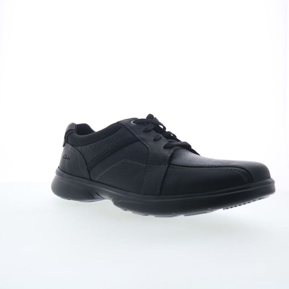 Clarks Mens Bradley Walk Black Shoes (NWT) - Picture 2 of 7